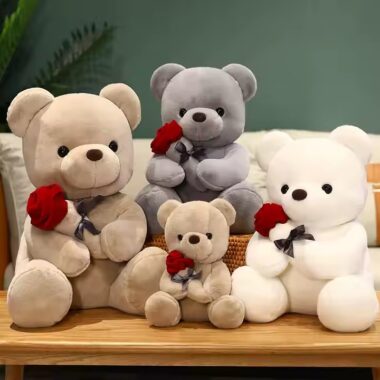 Custom Teddy Bear Plush Toy for Valentine’s and Mother’s Day Bedtime Gifting


