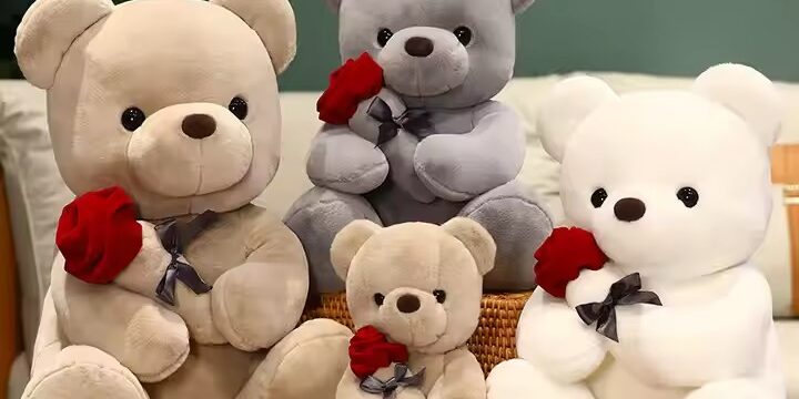 Custom Teddy Bear Plush Toy for Valentine’s and Mother’s Day Bedtime Gifting