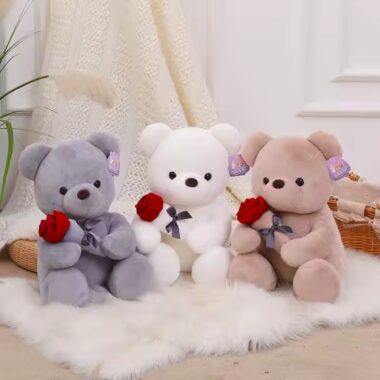 Custom Teddy Bear Plush Toy for Valentine’s and Mother’s Day Bedtime Gifting

