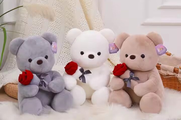 Custom Teddy Bear Plush Toy for Valentine’s and Mother’s Day Bedtime Gifting