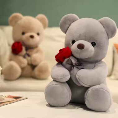 Custom Teddy Bear Plush Toy for Valentine’s and Mother’s Day Bedtime Gifting

