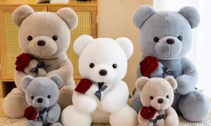 Custom Teddy Bear Plush Toy for Valentine’s and Mother’s Day Bedtime Gifting