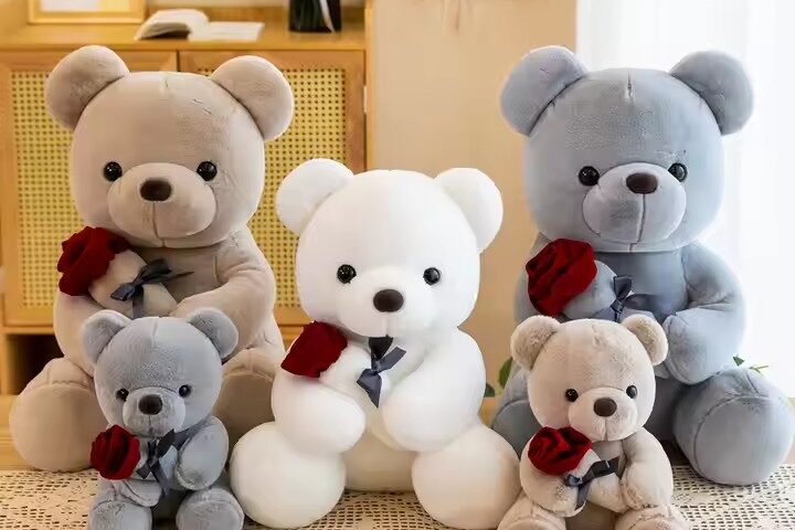 Custom Teddy Bear Plush Toy for Valentine’s and Mother’s Day Bedtime Gifting