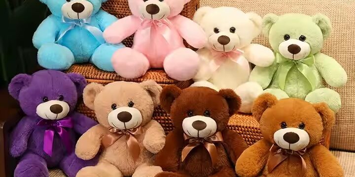 Factory Direct Cute Teddy Bear Plush Toy for Children – Soft and Huggable