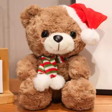 Soft Birthday Teddy Bear Plush Toy with Ribbon