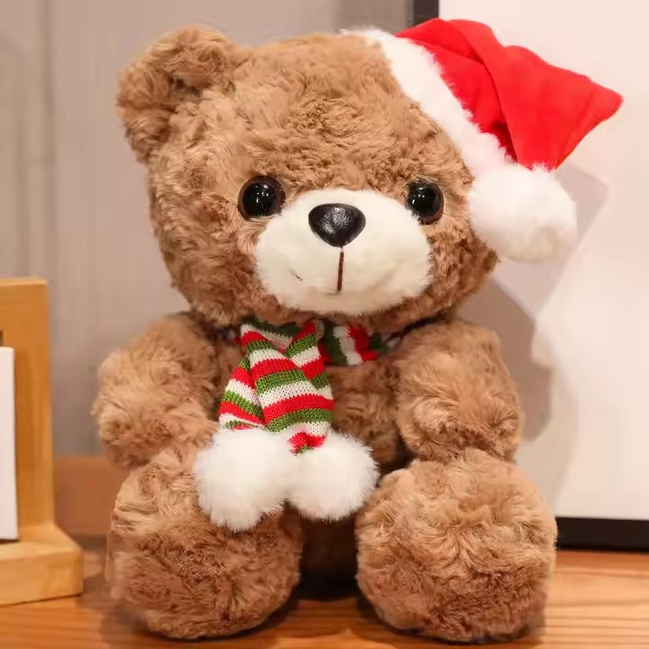 Soft Birthday Teddy Bear Plush Toy with Ribbon