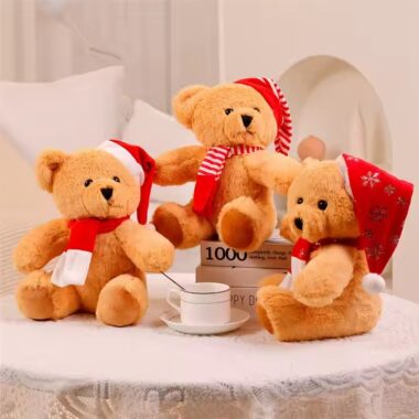 Soft Birthday Teddy Bear Plush Toy with Ribbon