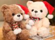 Soft Birthday Teddy Bear Plush Toy with Ribbon