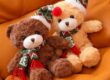 Soft Birthday Teddy Bear Plush Toy with Ribbon