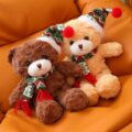Soft Birthday Teddy Bear Plush Toy with Ribbon