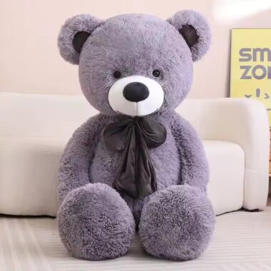 Large Valentine Teddy Bear Plush Toy with Bow