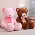 Large Valentine Teddy Bear Plush Toy with Bow