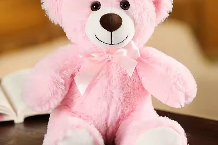 Valentine’s Day Teddy Bear Plush Toy – Cute Romantic Stuffed Animal Gift