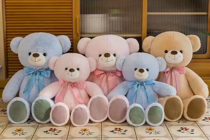 Giant Cartoon Teddy Bear Plush Toy for Kids