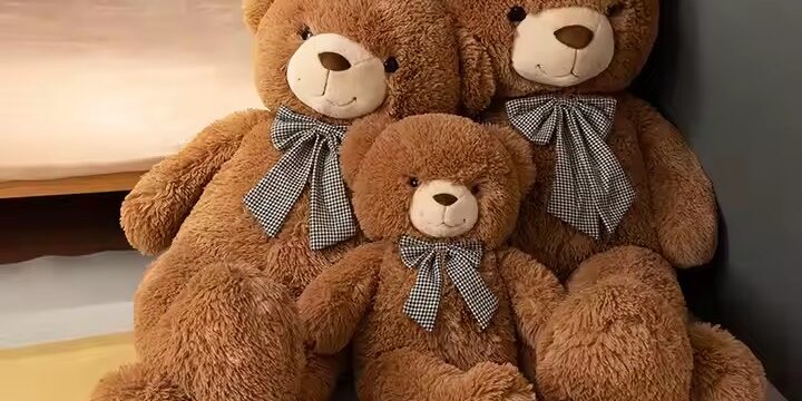 Giant Cartoon Teddy Bear Plush Toy for Kids