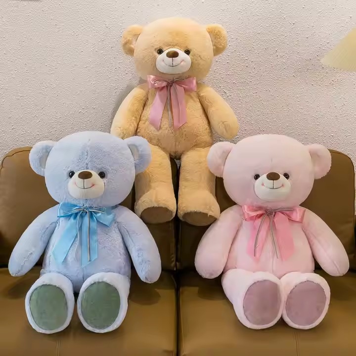 Giant Cartoon Teddy Bear Plush Toy for Kids