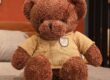 Cute High-Quality Teddy Bear Plush Doll – Soft Stuffed Toy for Wholesale