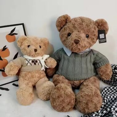 Cute High-Quality Teddy Bear Plush Doll – Soft Stuffed Toy for Wholesale
