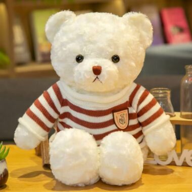 Cute teddy bear plush designed for birthday gift occasions