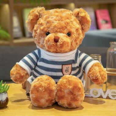 Cute teddy bear plush designed for birthday gift occasions