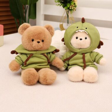 Cute plush teddy bear birthday gift for kids and girls