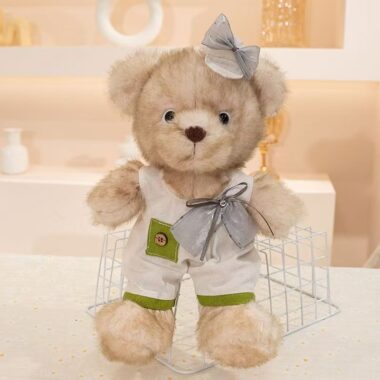 Soft plush teddy bear birthday gift for kids and girls