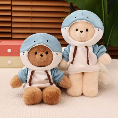 Cute plush teddy bear birthday gift for kids and girls