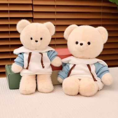 Cute plush teddy bear birthday gift for kids and girls