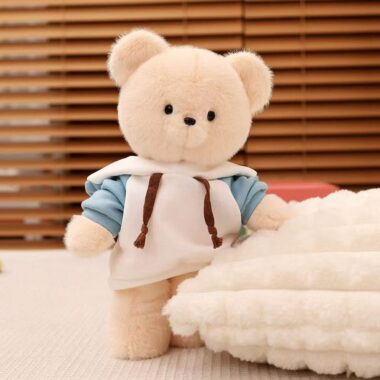 Cute plush teddy bear birthday gift for kids and girls