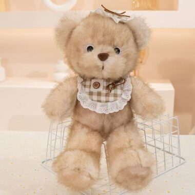 Soft plush teddy bear birthday gift for kids and girls