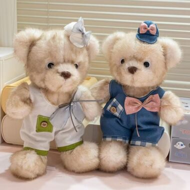 Soft plush teddy bear birthday gift for kids and girls