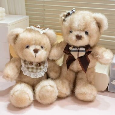 Soft plush teddy bear birthday gift for kids and girls