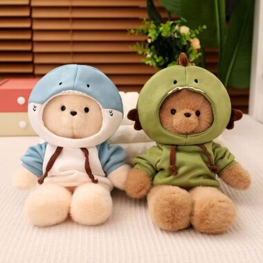 Cute plush teddy bear birthday gift for kids and girls