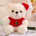 Cute Christmas teddy bear plush for holiday gifting