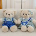Cute couple teddy bear plush set for romantic gifts