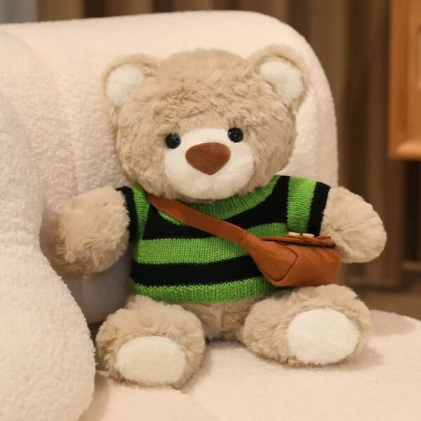 Cute birthday teddy bear plush designed for gifting displays