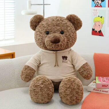 Adorable girl doll teddy bear with soft plush design