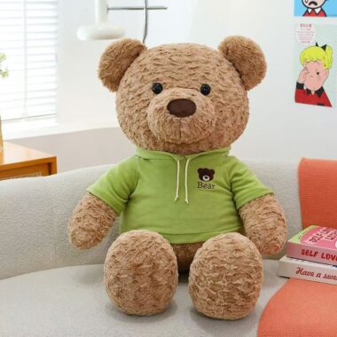 Adorable girl doll teddy bear with soft plush design