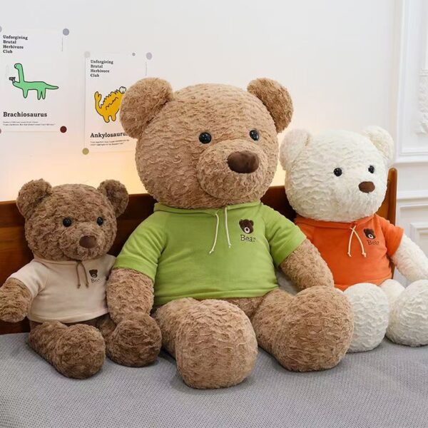 Adorable girl doll teddy bear with soft plush design