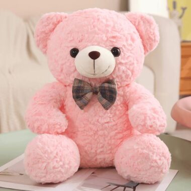Adorable plush teddy bear gift for girls’ birthday celebrations