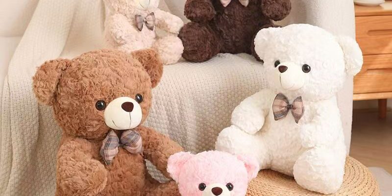 Adorable plush teddy bear gift for girls’ birthday celebrations