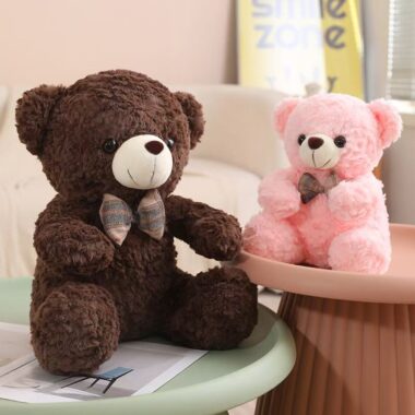 Adorable plush teddy bear gift for girls’ birthday celebrations