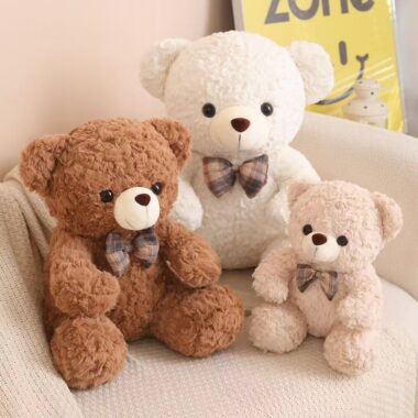 Adorable plush teddy bear gift for girls’ birthday celebrations