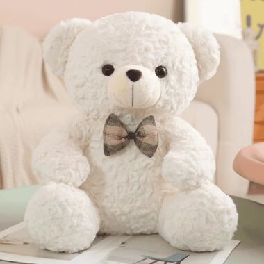 Adorable plush teddy bear gift for girls’ birthday celebrations