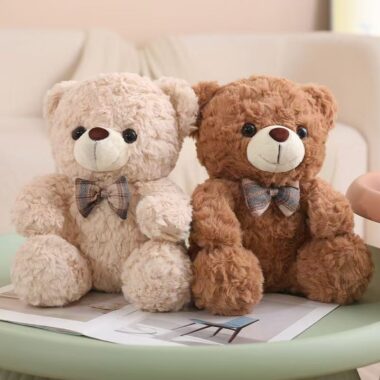 Adorable plush teddy bear gift for girls’ birthday celebrations