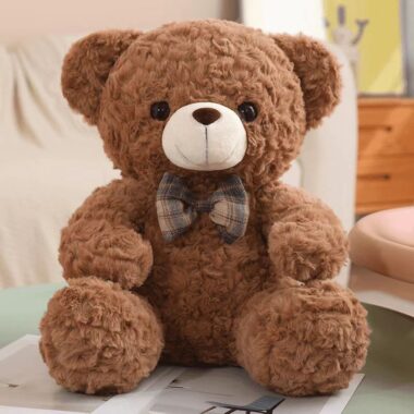 Adorable plush teddy bear gift for girls’ birthday celebrations