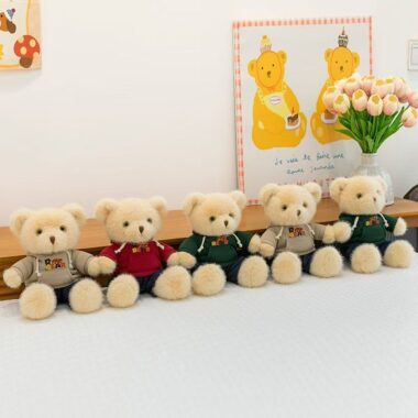 Ultra-cute hoodie teddy bear plush toy for gifting