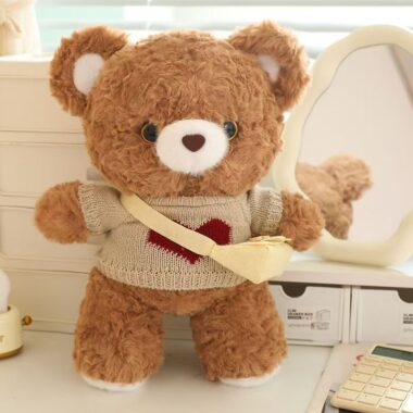 Cute kids teddy bear plush birthday gift toy