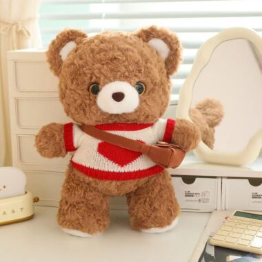 Cute kids teddy bear plush birthday gift toy