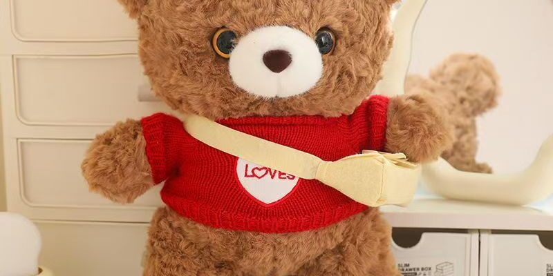 Cute kids teddy bear plush birthday gift toy